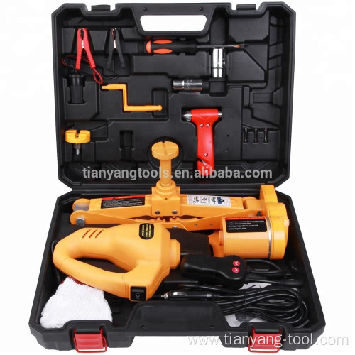 Mini Electric Lifting Car jack and Impact Wrench